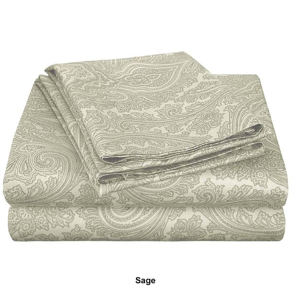 Superior Italian Paisley 600TC Cotton Blend Sheet Set