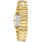 Womens Bulova Quadra Gold-Tone Bracelet Watch - 97P140 - image 3