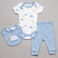 Baby Unisex (NB-9M) baby views(R) 3pc. Clouds Bodysuit & Pants Set - image 1