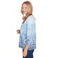 Womens Alfred Dunner Classics_S5 Ombre Medallion Top - image 3