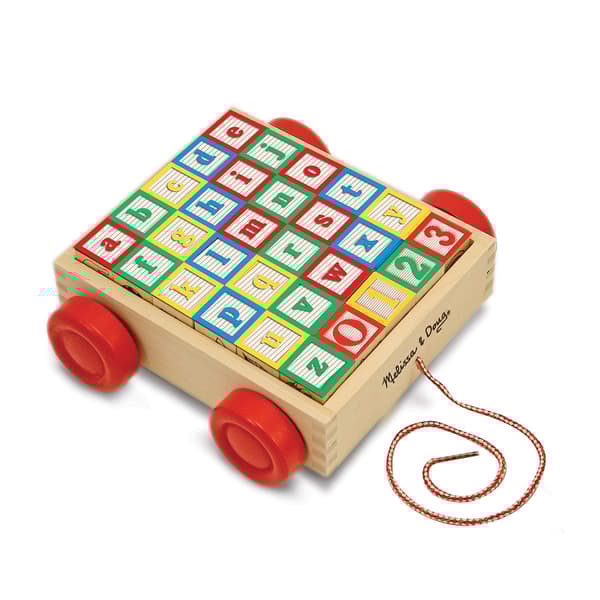 Melissa &amp; Doug® Classic ABC Block Cart