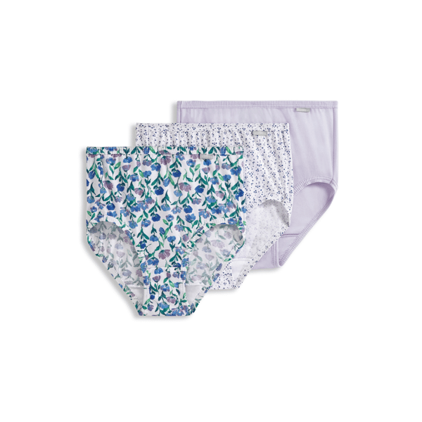 Womens Jockey® Elance® Cotton 3pk. Brief Panties - 1484