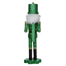 Kurt Adler 15in. Wooden Irish Nutcracker on Shamrock Base