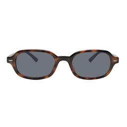 Womens Fantas Eyes Doppelganger Rectangle Sunglasses