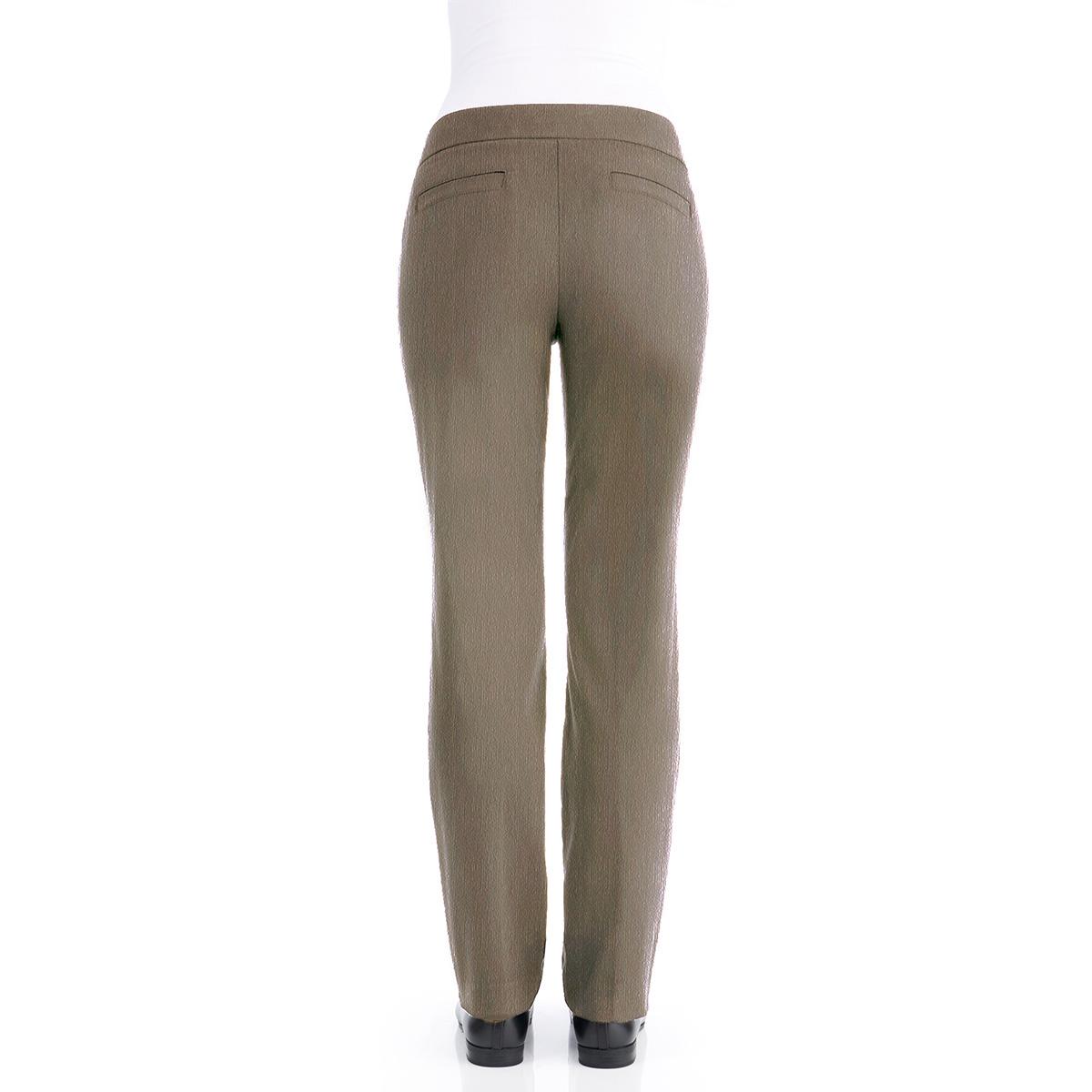 Plus Size Briggs Millenium Pull on Pant Stright Leg Pants-Average