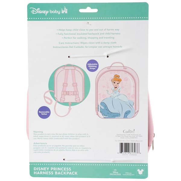 Toddler Girl Disney Princess Holofoil Harness Backpack