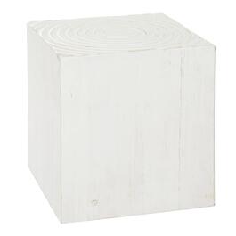 9th & Pike&#40;R&#41; White Rustic Wood Accent Table