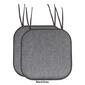 Sweet Home Collection Cameron No Slip Back Chair Pad w/ Ties - image 9