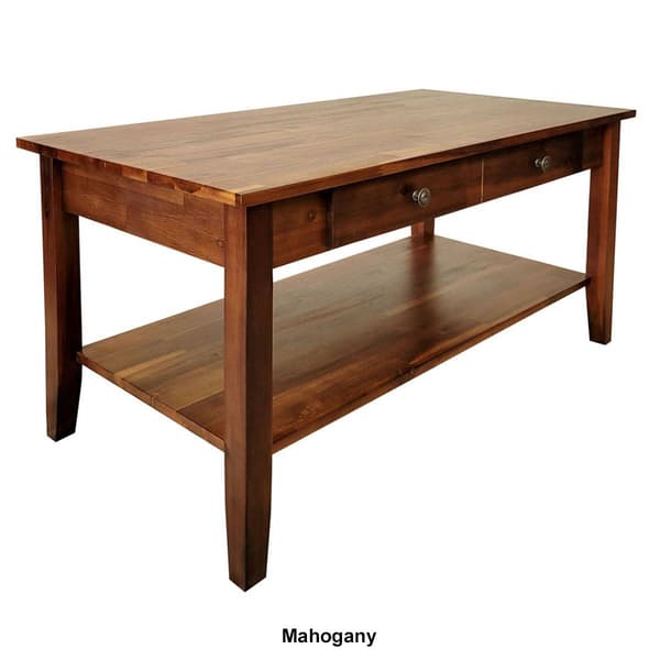 Casual Contemporary Living Solid Acacia Coffee Table
