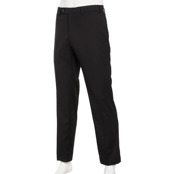 Mens Van Heusen(R) Twill Slim Pants - Black - image 