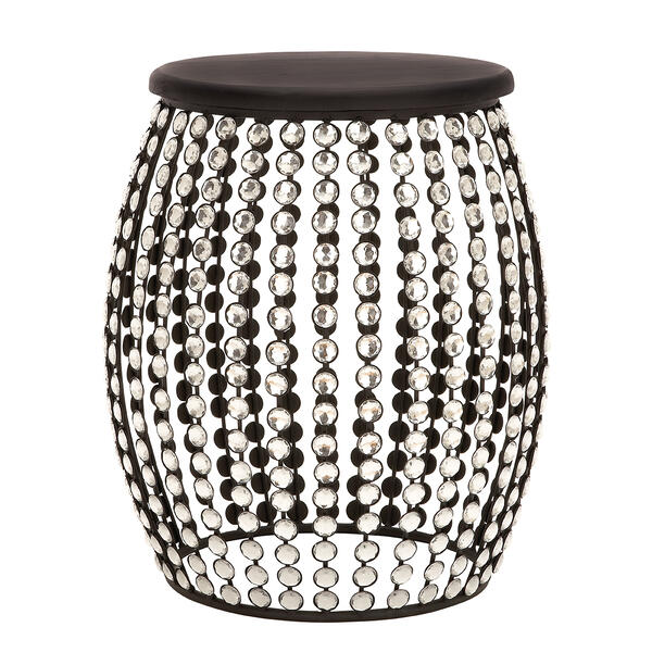 9th & Pike&#40;R&#41; Black Modern Glam Accent Table - image 