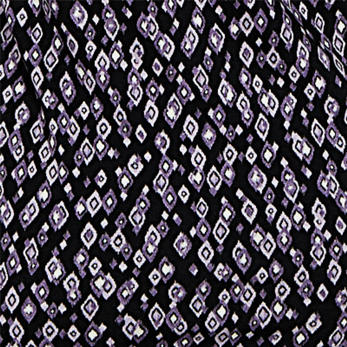 Petite Emaline Lavender Revelry Long Sleeve Diamond Blouse