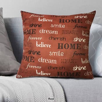 Universal Home Fashions Inspire Decorative Pillow - 18x18 - Boscov's