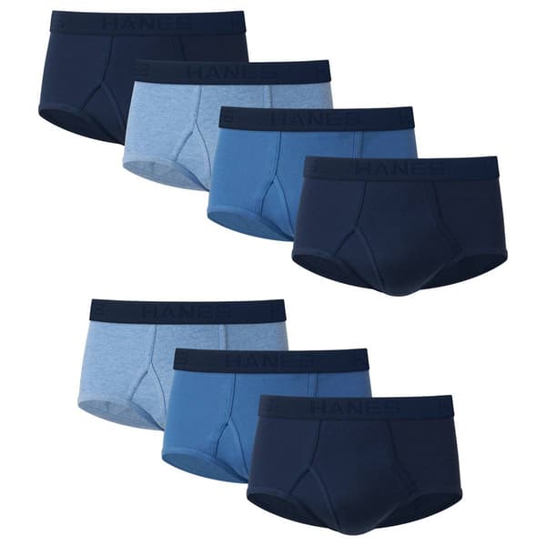 Mens Hanes&#174; Ultimate&#174; 7pk. Briefs - Blue/Multi