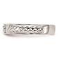 Mens Pure Fire 14kt. White Gold Lab Grown Diamond Wedding Band - image 2