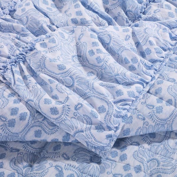 Greenland Home Fashions&#8482; Helena Ruffle Soft & Billowy Quilt Set