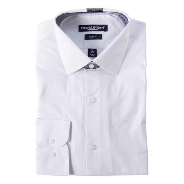 Mens Preswick & Moore Dress Slim Fit Shirt - image 