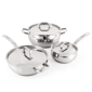 BergHOFF Belly Shape 6pc. Stainless Steel Cookware Set with Lids - image 1