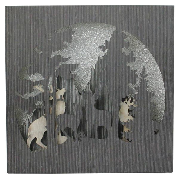 Northlight Winter Woodland Deer Christmas Shadow Box Decor