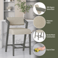 HH2 Home Snyder Counter Height Grey Stool - image 10