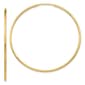 Gold Classics(tm) 10kt. Polished 45mm Endless Tube Hoop Earrings - image 1