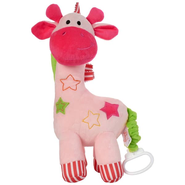 Linzy Toys 12 Pink Musical Giraffe - image 