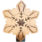 Santa''s Workshop 5.5in. Snowflake Night Light - image 2