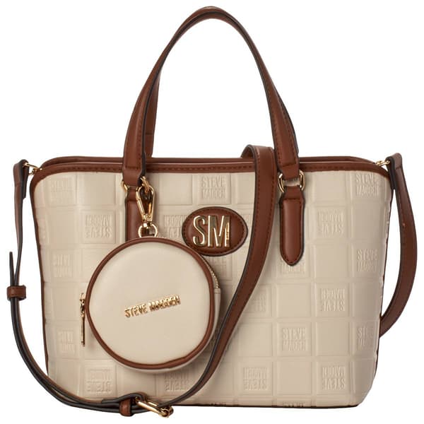 Steve Madden Serafie Embossed Satchel - image 