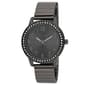 Womens Laura Ashley(R) Stone Bezel Stretch Watch - LA2053BK - image 1