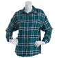 Juniors No Comment Tart Plaid Oversized Shacket w/Pocket - image 3