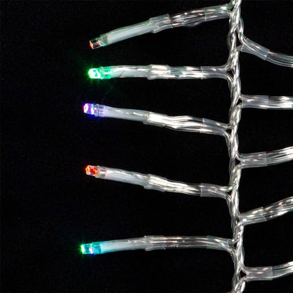 Kurt S. Adler 15.7ft. RGB LED Cluster Garland Christmas Lights