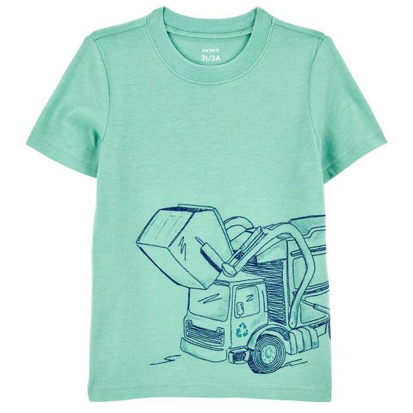 Toddler Boy Carter''s&#40;R&#41; Trash Truck Short Sleeve Tee - image 