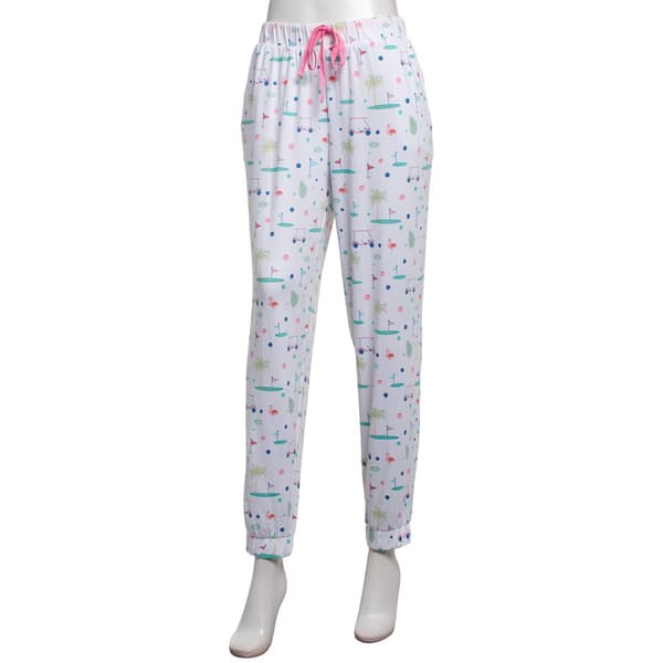 Womens MUK LUKS® Hole-in-One Pajama Joggers