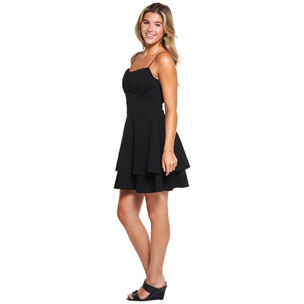 Juniors Emerald Sundae Jordyn Tiered Skater Dress