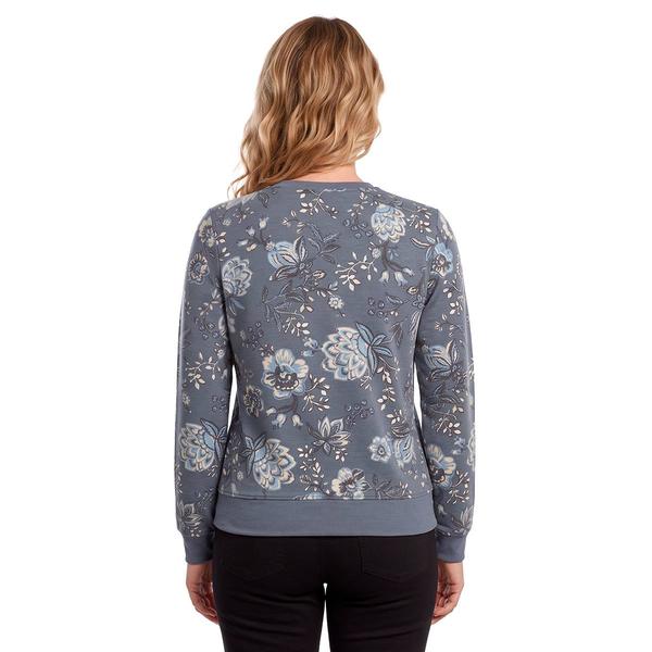 Plus Size Emily Daniels Long Sleeve Leaf Two In One Sweatshirt