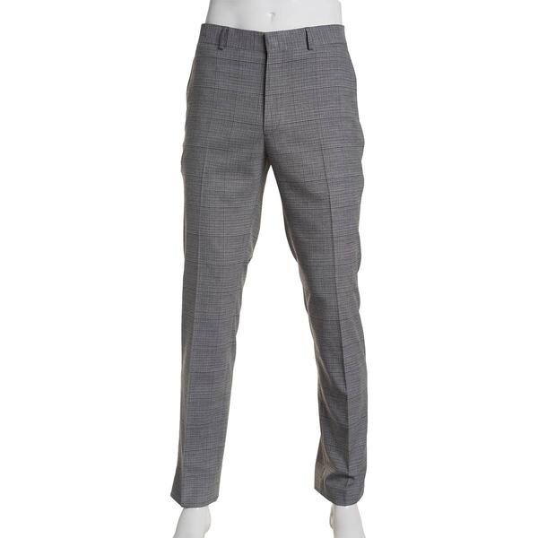 Mens Kenneth Cole&#40;R&#41; Plaid Pants - Grey - image 