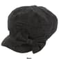 Womens Madd Hatter Chenille Bow Newsboy Cabbie Hat - image 2