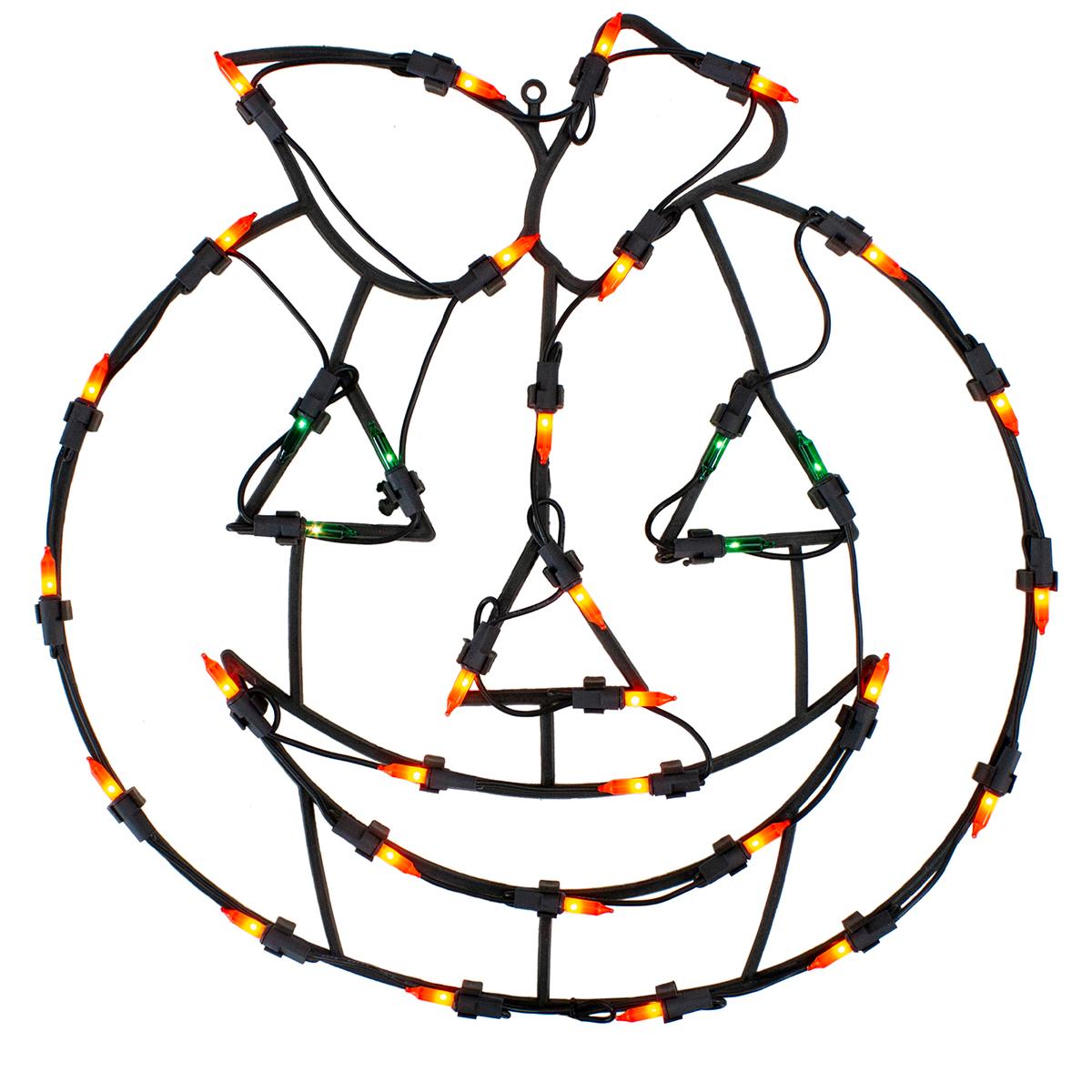 Northlight Seasonal 14in. Jack-O-Lantern Halloween Window...