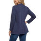 Womens NY Collection Long Sleeve Solid Hacci Cardigan - image 2