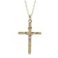 10kt. Yellow Gold Crucifix Pendant with Cable Chain - image 1