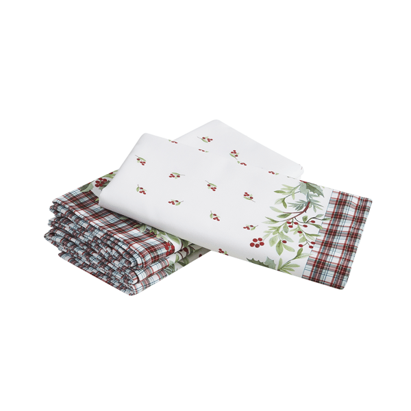 Avanti Holly Plaid Napkin - Set of 4