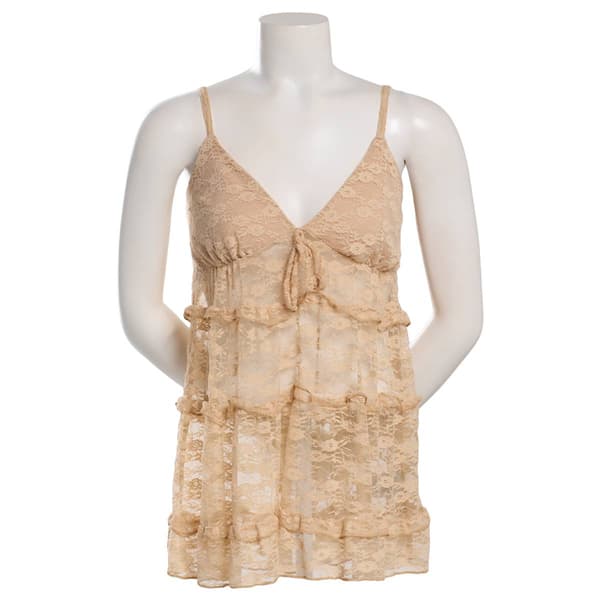 Juniors Madden Girl Lace Tier Longer Length Camisole - image 