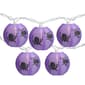 Northlight Seasonals 10ct. Purple Spider Paper Lantern Lights - image 1