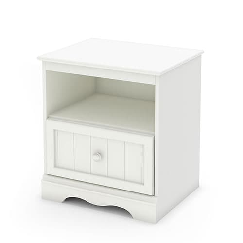 South Shore Savannah Nightstand - White