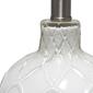 Lalia Home Classix Argyle Classic White Table Lamp w/Fabric Shade - image 4
