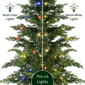 Puleo International 4ft. Dual-Color LED Potted Christmas Tree - image 4