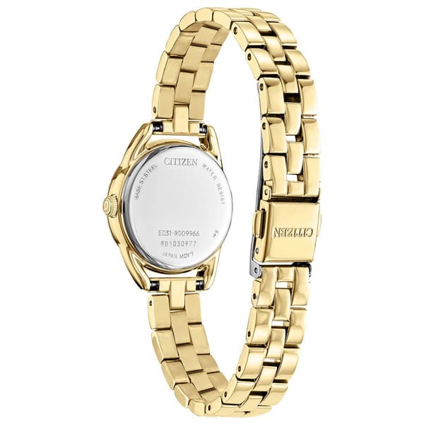 Womens Citizen&#174; Classic Silver/White Dial Watch - EM0682-74A