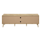 Monarch Specialties Mid Century Walnut 72in TV Stand with Storage - image 5