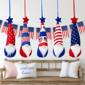 Northlight Patriotic Gnome Ornaments - Set of 5 - image 1