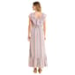 Womens Absolutely Famous Ruffle Trim Stripe Maxi Dress - image 2